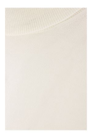 White merino wool sweater ROBERTO COLLINA | RA01003ECRU